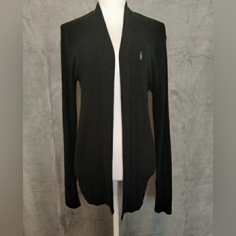 Allsaints Nomo Lightweight Black Cardigan